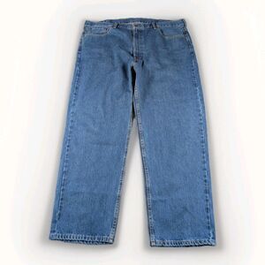 Levi’s 550 Jeans Men’s 44x30 Blue Denim Relaxed Fit Casual Minimalist
